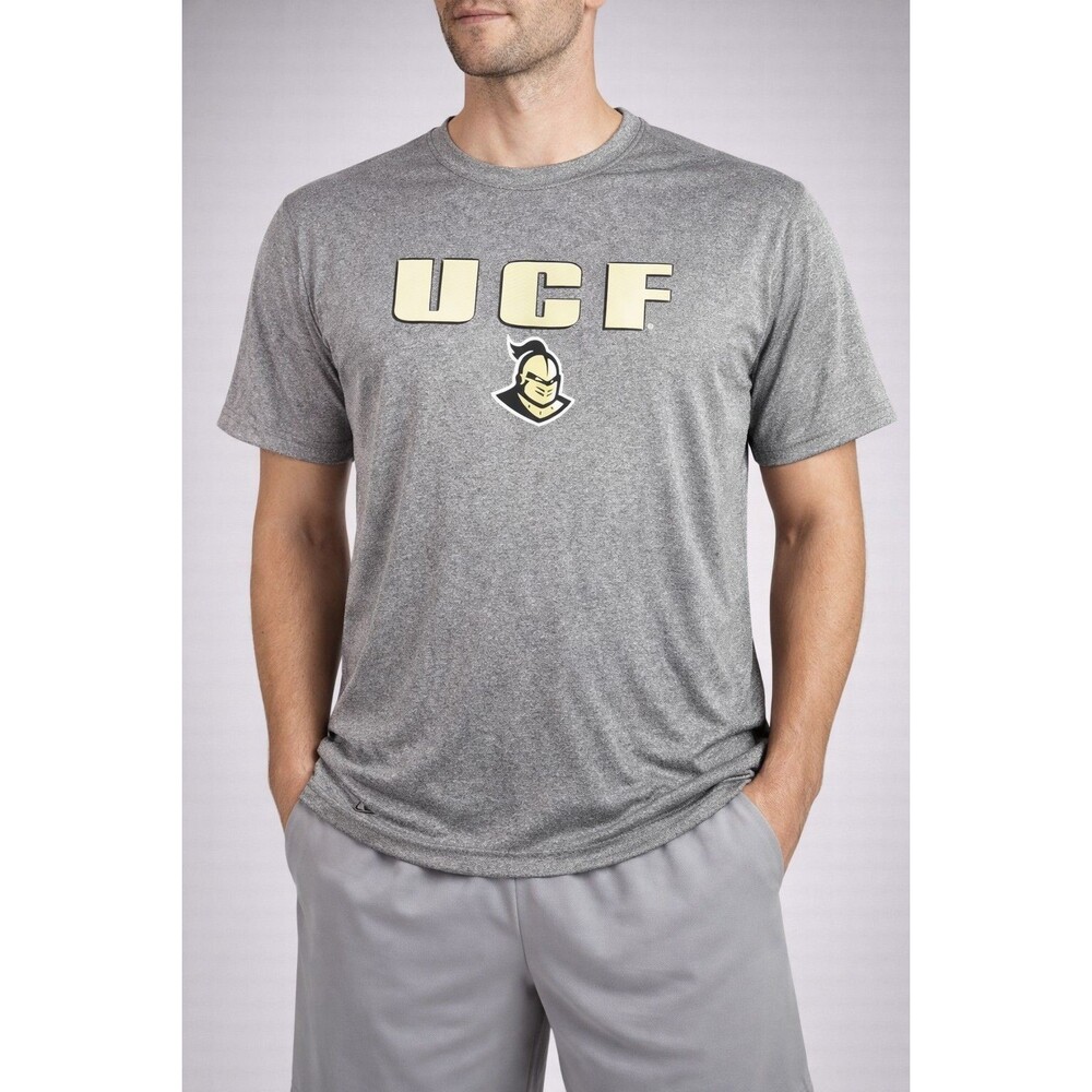 UCF Knights Gray Athletic T-Shirt University of Central Florida Logo Tee...